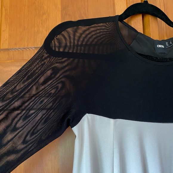 ASOS Black & White Party Dress - Picture 2 of 3